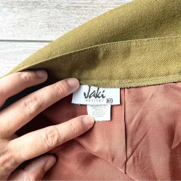 Vintage Jaki Petites Union Made Pure Wool Pencil Skirt Made in Canada - Picture 8 of 15